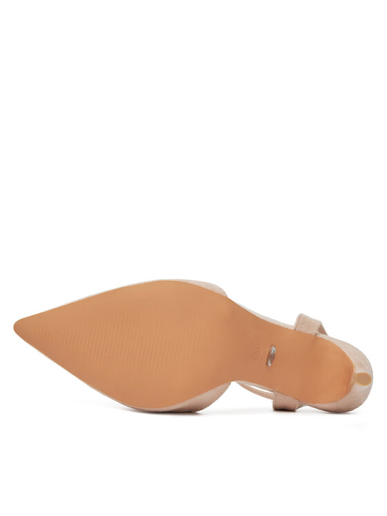DeeZee DeeZee Pantofi cu toc subțire HT5846-46 Bej