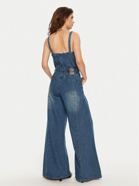 One Teaspoon One Teaspoon Kombinezon 26604 Niebieski Relaxed Fit