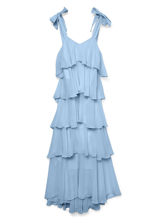 Vero Moda Vero Moda Rochie de seară Felicia 10331377 Albastru celest Regular Fit