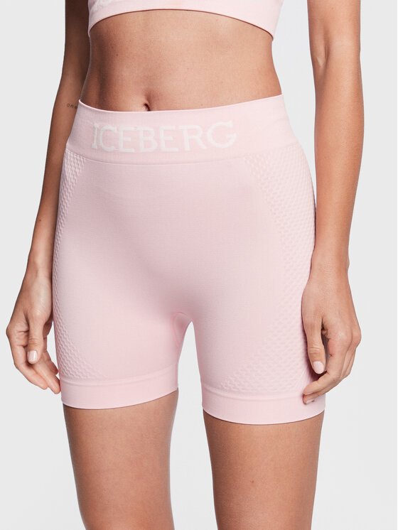 Iceberg Sportske Kratke Hlače E5I2P0DA216303 Ružičasta Slim Fit