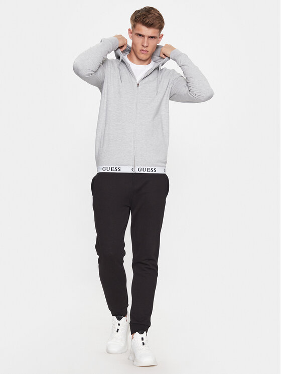 Guess Guess Світшот U3YQ00 KBS91 Сірий Regular Fit