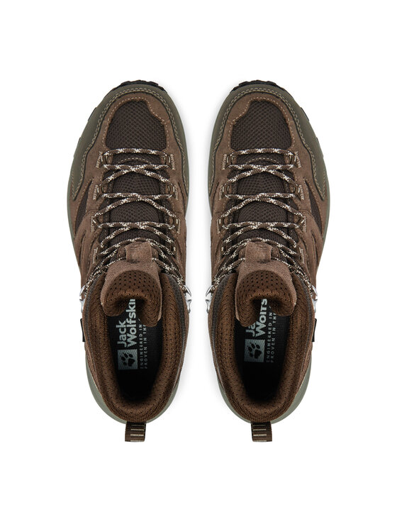 Jack Wolfskin Jack Wolfskin Туристически Vojo Tour Mid M A62072 Кафяв