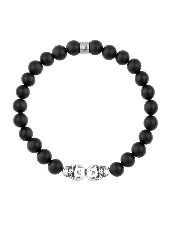 Manoki manoki Bransoletka BA1083B Czarny