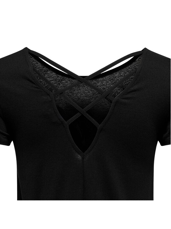 ONLY ONLY Тишърт 31355 Черен Comfort Fit