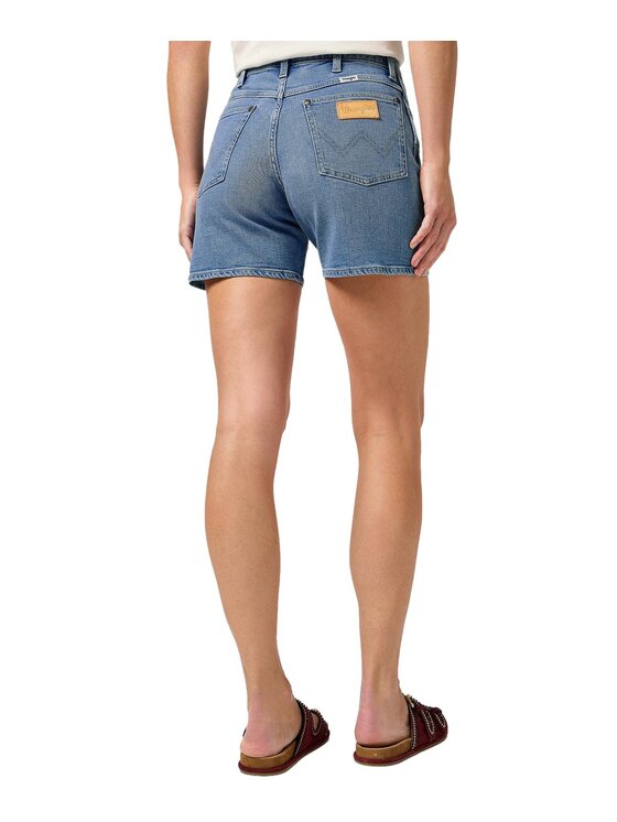 Wrangler Wrangler Szorty jeansowe 112362838 Niebieski Regular Fit
