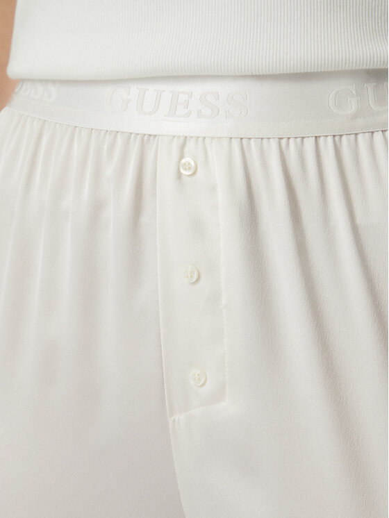 Guess Guess Pantaloni pijama O6BB05 W3511 Crem Regular Fit
