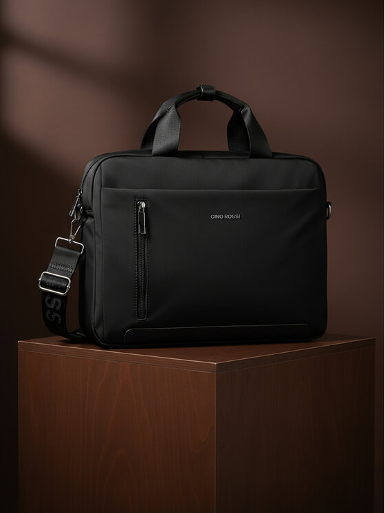 GINO ROSSI Gino Rossi Torba za laptop C-GIN-K-011-CCC-06 Crna
