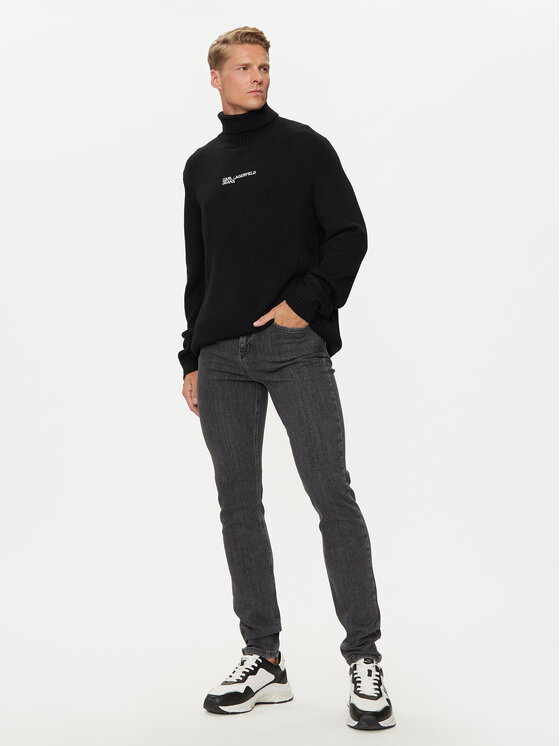 Karl Lagerfeld Jeans Karl Lagerfeld Jeans Jeansy 245D1101 Szary Slim Fit