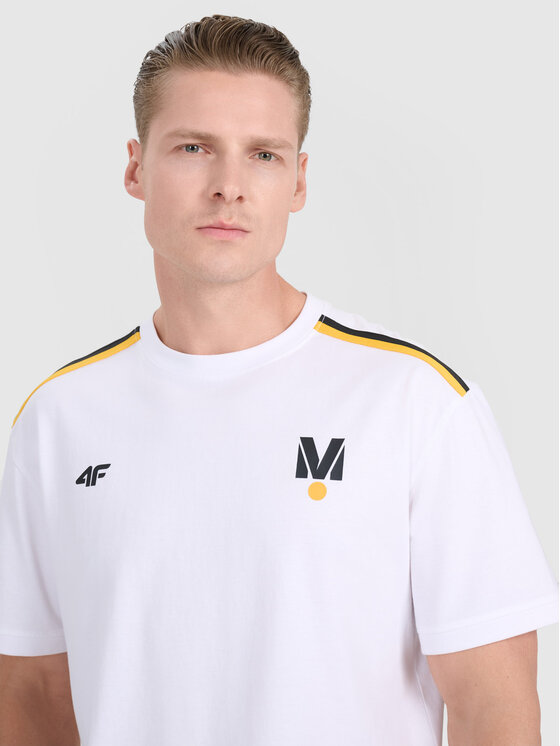 4F 4F T-Shirt SPECIAL ORDER Biały Regular Fit