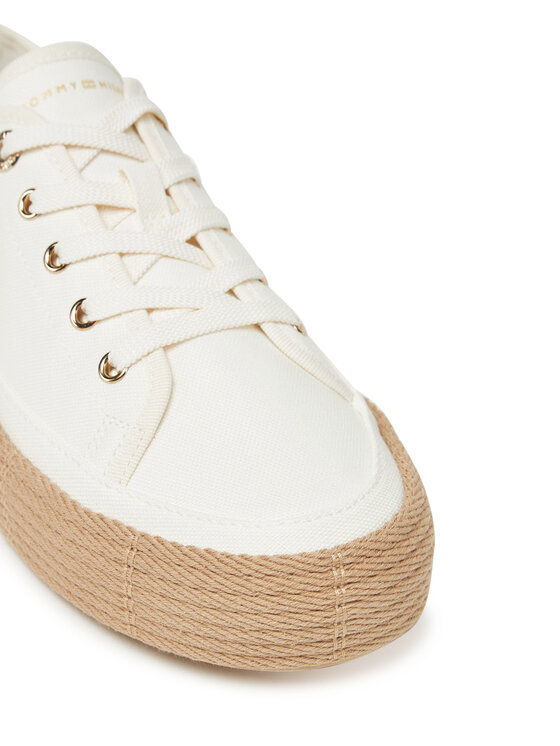 Tommy Hilfiger Tommy Hilfiger Espadrillas Vulc Espadrille Sneaker FW0FW08404 Bianco