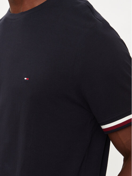 Tommy Hilfiger Tommy Hilfiger Тишърт MW0MW36452 Тъмносин Regular Fit