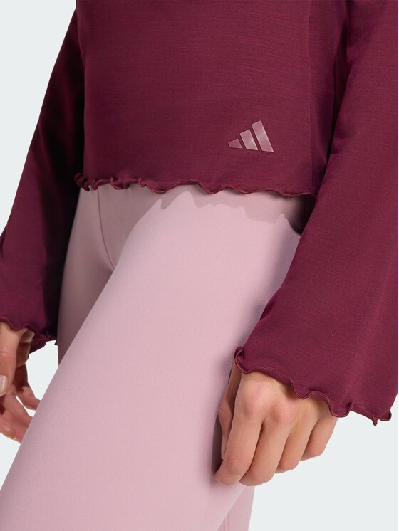 adidas adidas Koszulka techniczna 168807 Bordowy Regular Fit