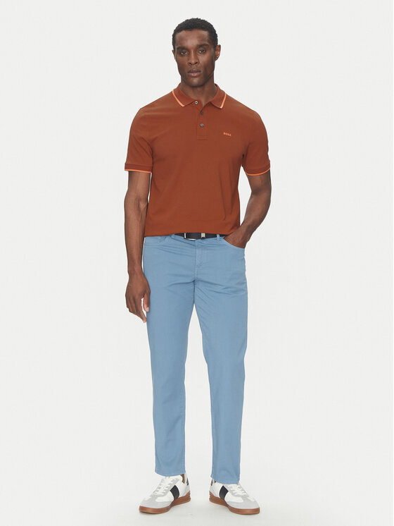 BOSS BOSS Polo majica Parlay 190 50494697 Oranžna Regular Fit