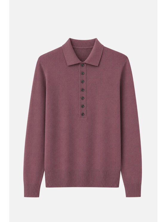 PINKO PINKO Svetr Vaduz Polo Fialová Regular Fit