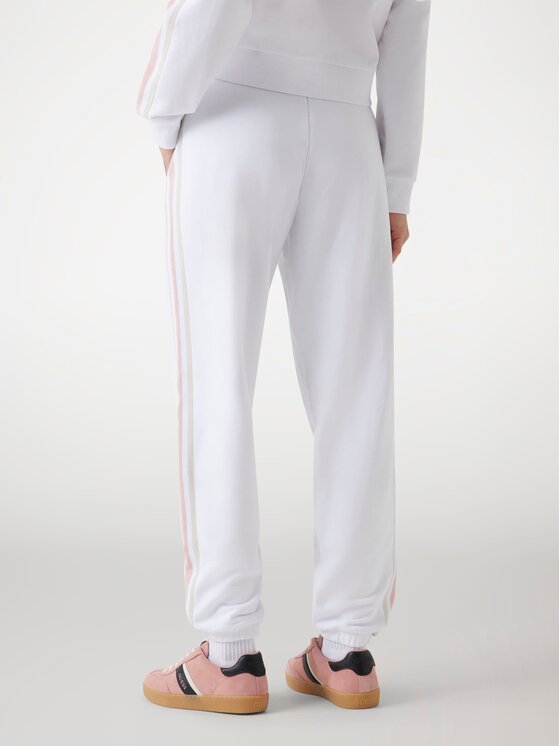 Guess Guess Kalhoty z materiálu 172913 Bílá Slim Fit
