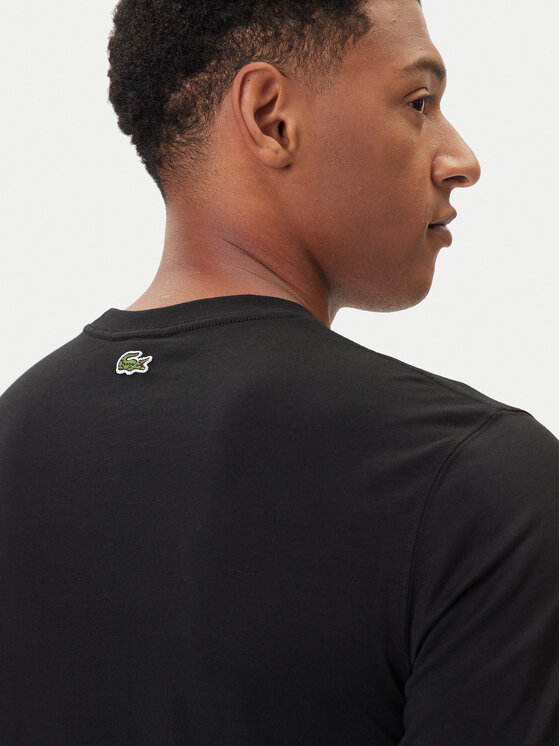 Lacoste Lacoste Tričko TH5634 Čierna Regular Fit