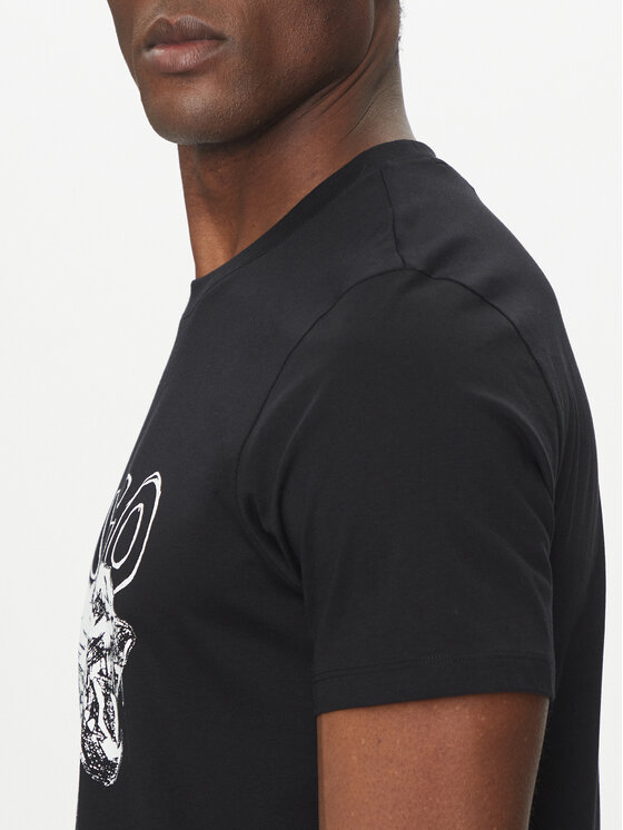 HUGO HUGO T-särk Durro 50538257 Must Regular Fit