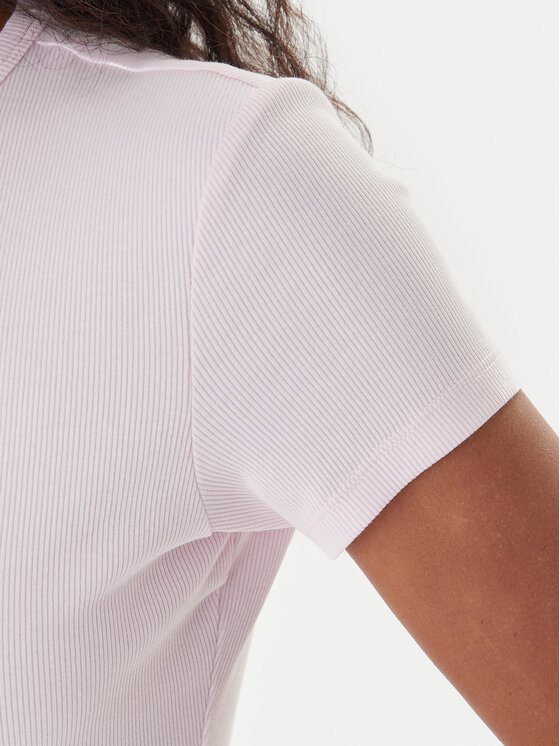 Tommy Jeans Tommy Jeans T-Shirt Essential DW0DW17383 Rosa Slim Fit