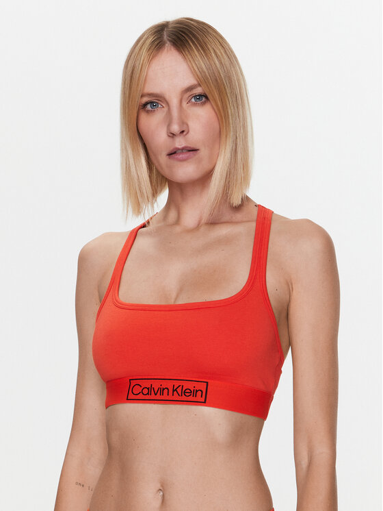 Calvin Klein Underwear Krūšturis-tops Unlined 000QF6768E Oranžs