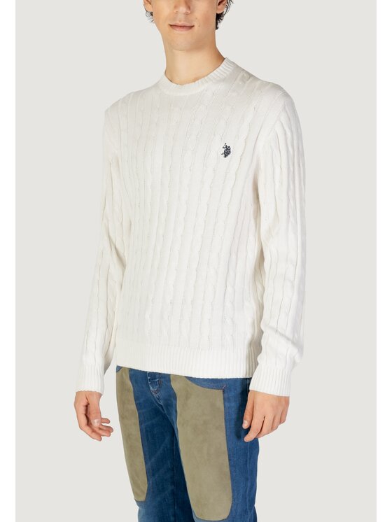 U.S. Polo Assn. U.S. Polo Assn. Πουλόβερ US40 173005 Λευκό To Fit
