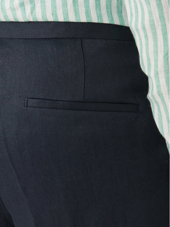 BOSS BOSS Szorty materiałowe H-Perin 50561858 Granatowy Tapered Fit