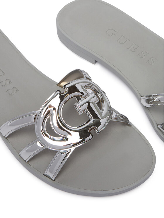 Guess Guess Şlapi FLJHO2 ELE03 Argintiu