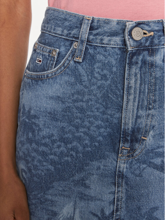 Tommy Jeans Tommy Jeans Джинсова спідниця DW0DW17671 Голубий Regular Fit