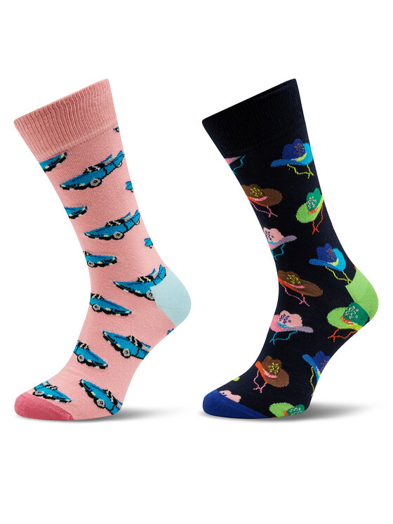 Set di 2 paia di calzini lunghi unisex Happy Socks...