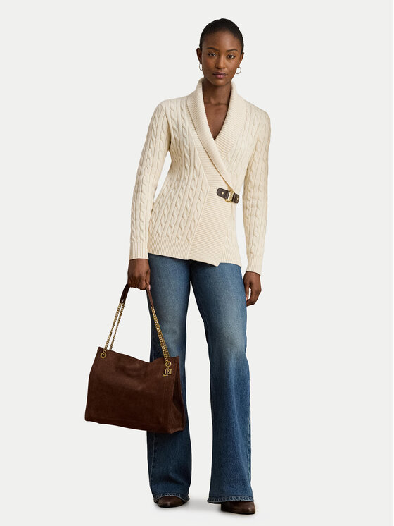 LAUREN RALPH LAUREN LAUREN RALPH LAUREN Пуловер 200808258004 Бежов Relaxed Fit