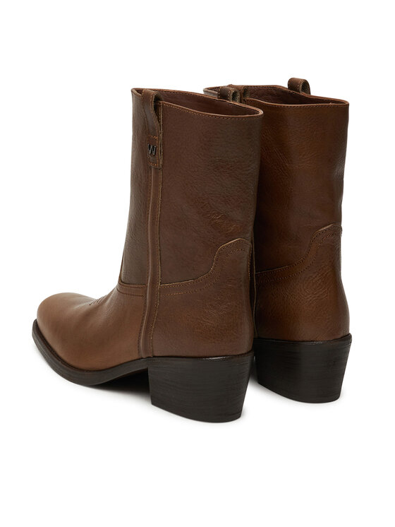 Weekend Max Mara Weekend Max Mara Botki Ranch 2525796034600 Brązowy