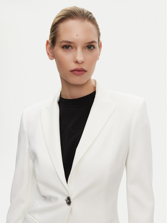 PINKO PINKO Sako 104903 A1L3 Bílá Regular Fit