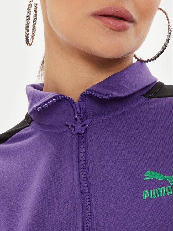 Puma Puma Majica dugih rukava DUA LIPA 536628 Ljubičasta Slim Fit