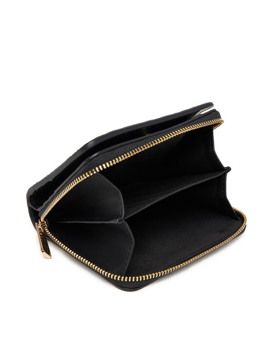 Tommy Hilfiger Tommy Hilfiger Дамски портфейл Th Icon Med Za Flap Mono AW0AW17743 Черен