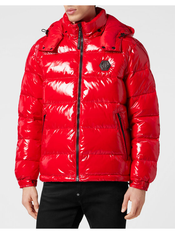 PHILIPP PLEIN PHILIPP PLEIN Giubbotto piumino 349 Rosso Regular Fit