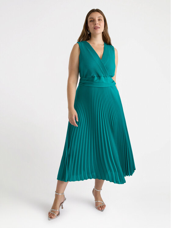 Fiorella Rubino Fiorella Rubino Vestito 7037T001681N024 Verde A-Line Fit