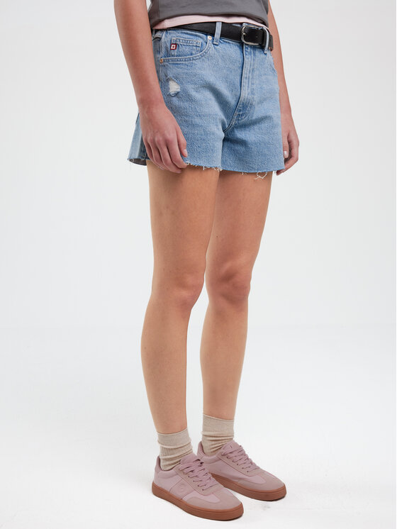 BIG STAR BIG STAR Szorty jeansowe AUTHENTIC GIRL Niebieski Wide Fit