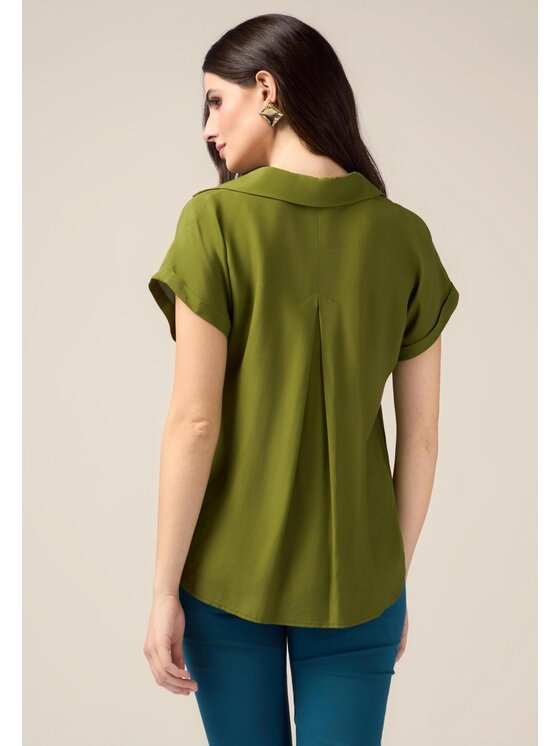 Oltre Oltre Camicia 5185J000733N015 Verde Over Fit