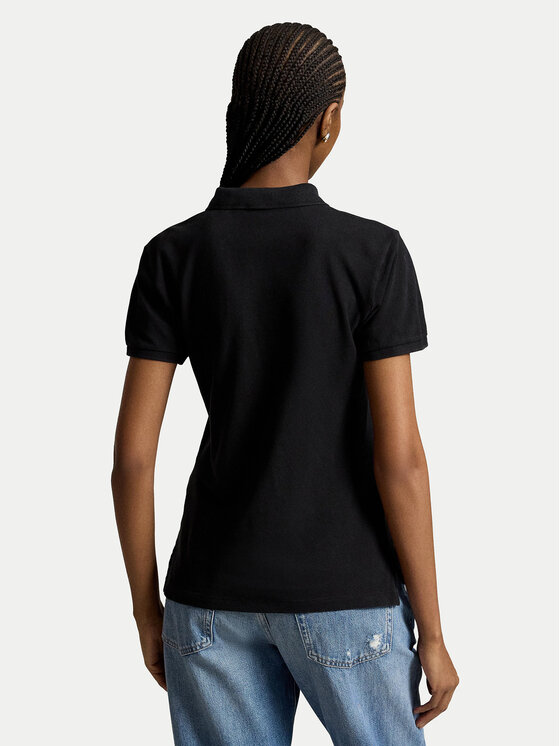 Polo Ralph Lauren Polo Ralph Lauren Тениска с яка и копчета 211A12742001 Черен Classic Fit