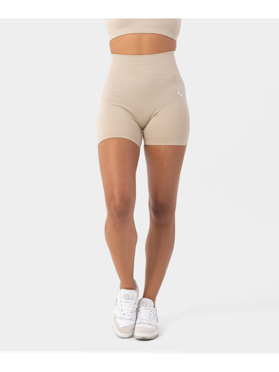 Carpatree Carpatree Szorty sportowe Blaze shorts Beżowy Fitted Fit