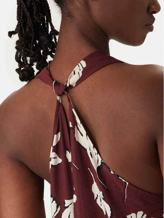 Vero Moda Vero Moda Vasaras kleita Jennifer 10341973 Bordo Regular Fit