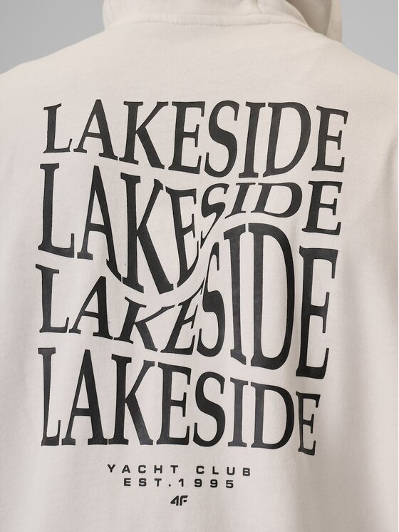 4F 4F Bluza LAKESIDE ESCAPE Biały Regular Fit
