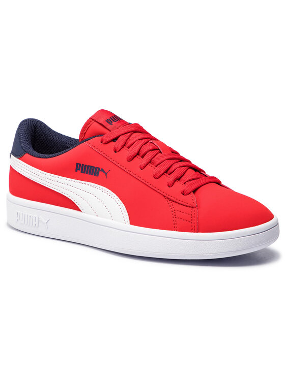 Puma Puma Sneakersy Smash V2 Buck Jr 365182 07 Czerwony