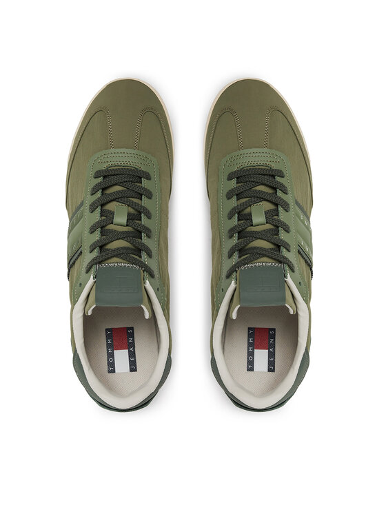 Tommy Jeans Tommy Jeans Laisvalaikio batai Tjm Runner Cleated Mix Mat. EM0EM01598 Žalia