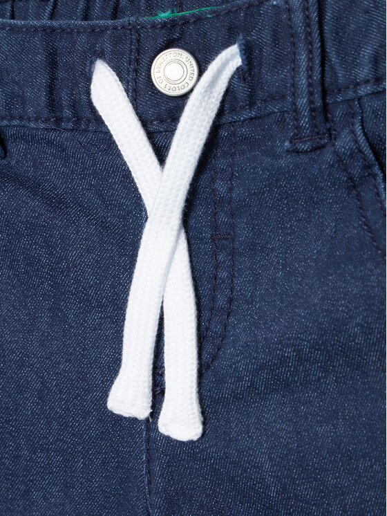 United Colors Of Benetton United Colors Of Benetton Jeans kratke hlače 4KV959G50 Modra Slim Fit