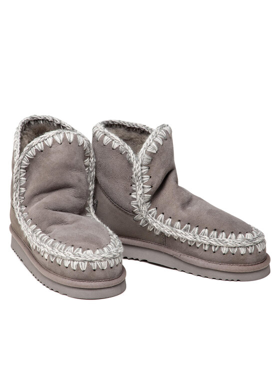 Mou Mou Cizme de zăpadă Eskimo 18 Glitter Logo Gri