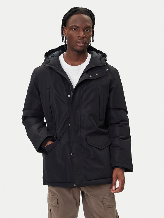 Napapijri Napapijri Žieminė striukė A-Cornier NP0A892J Juoda Regular Fit