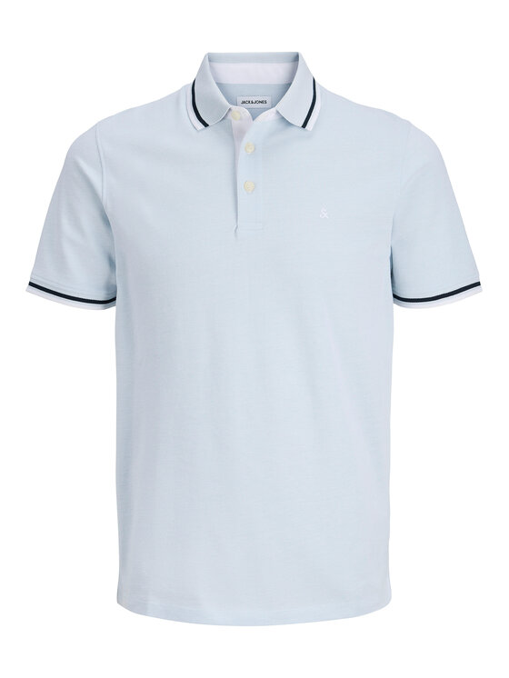 Jack & Jones Jack & Jones Poloshirt Paulos 12136668 Hellblau Regular Fit