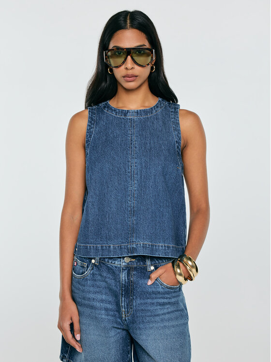 BIG STAR BIG STAR Koszula jeansowa MILLANA Niebieski Basic Fit