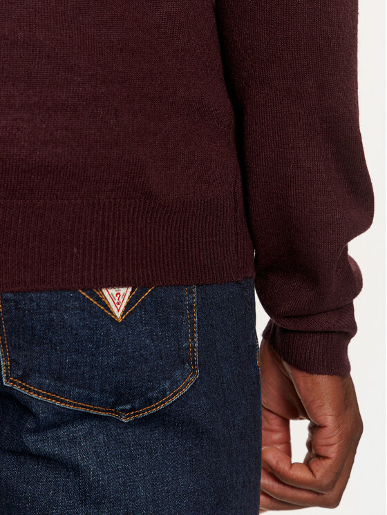 Brave Soul Brave Soul Pulover MK-230EINSTEIN4 Bordo rdeča Regular Fit