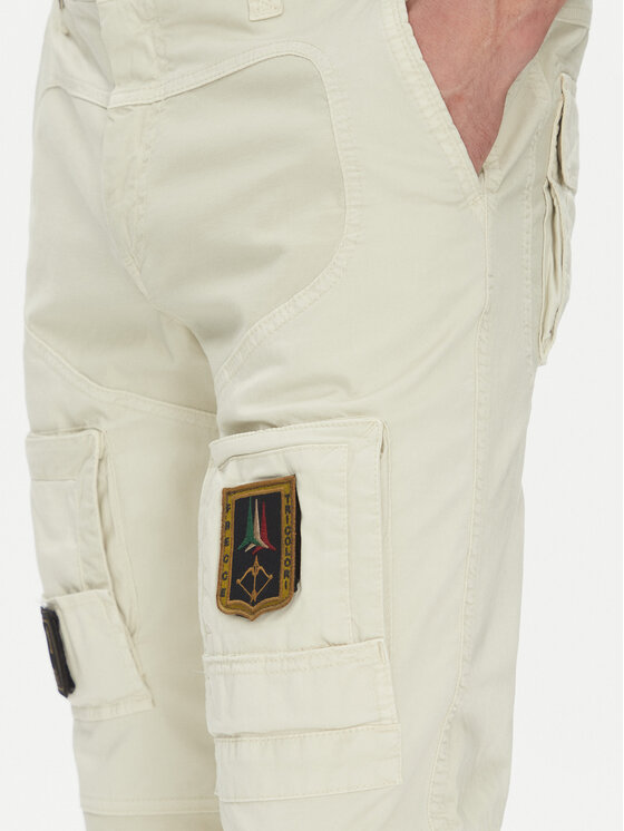 Aeronautica Militare Aeronautica Militare Riidest püksid 251PA1387CT1493 Beež Regular Fit